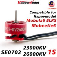 Happymodel SE0702 23000KV / 26000KV 1S 1.0mm Shalf Brushless Motor for Mobula6 ELRS , Mobeetle6 1S 6