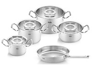 Bộ nồi Fissler Original Profi 5 món nắp kính có chảo inox