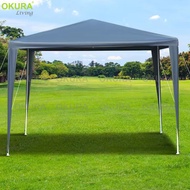 OKURA 10'x10' (3 X 3M) Gazebo Canopy Cover Tent Waterproof Sunshade Awning Outdoor Garden Kanopi Pas
