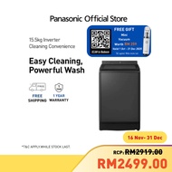 Panasonic Powerful Clean & Convenient Top Load Washing Machine (15.5kg) NA-FD155X3BT