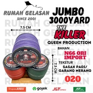 Gelasan 020/018 KILLER 3000Y JUMBO - N66 ORI + Double Silicon
