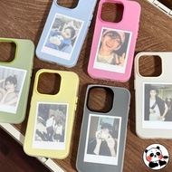 For OPPO F27 5G Photo Frame Phone Case For OPPO F27 5G Cover Cute Candy Color Mezzanine Can Hold Pho
