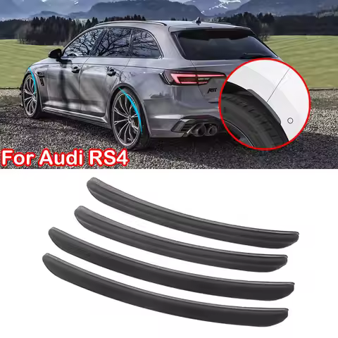 Car Bumper Fender Flare Mud Flap Splash Guards For Audi RS 4 RS4 B6 B7 B8 B9 Avant Sport Style Acces