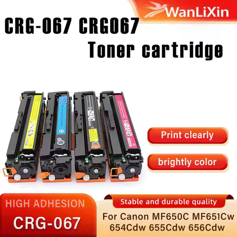 With chip For Canon MF650C MF651Cw 653cdw 654Cdw 655Cdw 656Cdw 657Cdw LBP630C LBP631Cw Printer CRG-0