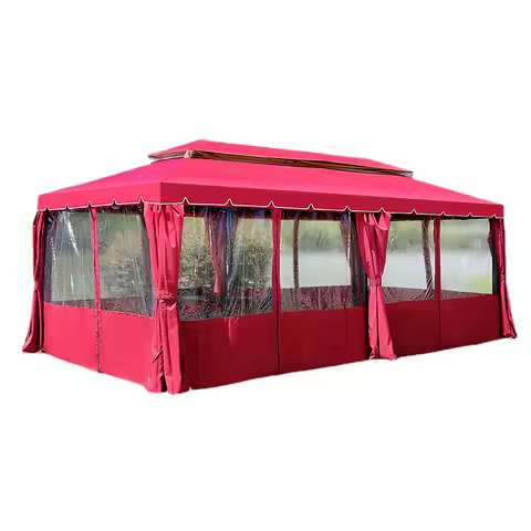Roman Tent Outdoor Sunshade Dining Stall Mongolian Bag Advertising Oversized Stall Courtyard Four Co