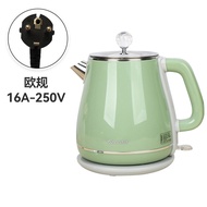 高颜值家用防烫复古电热水壶304不锈钢烧水壶电水壶起批