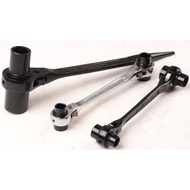 24+30 Extended Socket Quick Ratchet Wrench Electrician Power Outer Line Special Wrench Quick Two-Way