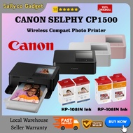 [Ready Stock]Canon Selphy CP1500 Portable Photo Printer Original Selphy RP-108IN Selphy KP-108IN