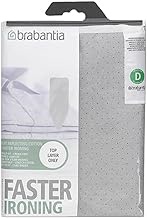 Brabantia Ironing Board Cover, Ecru, Gray, 49 x 15 Inch (Size B, Standard), 264528