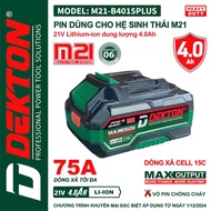 Máy khoan Pin 160Nm Dekton M21-ID13160Plus chuyên khoan rút lõi Antikick back Turbo Eco chính hãng d