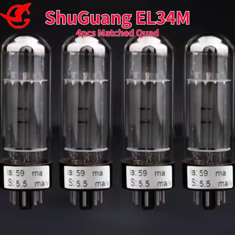 EL34M Vacuum Tube Upgrade EL34 EL34A EL34B 6CA7 Tube Valve Matching Amplifier High Fidelity Matched 