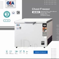 Gea Ab-208R Chest Freezer Box Lemari Es Beku 200 Liter ( Khusus Medan