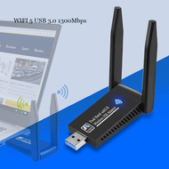 Actual【COD】Adaptor USB WiFi Receiver 1800Mbps WiFi Receiver for Computer Laptop TV Box Wireless WiFi