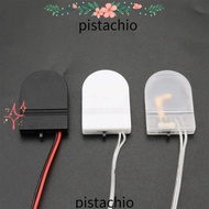 PISTA 1/2/5pcs CR2032  Cover With ON/ Switch Tool Parts Plastic Battery Socket Holder