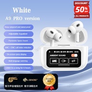Bluetooth headset  A9 Pro 5 Generation Touch Color Screen ANC Noise Cancelling Long Life LCD Square 