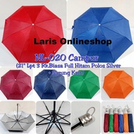 Nagoya Cheapest Plain Color 3-Fold Umbrella + Cover 3-Fold/ Color Combination Promotional 3-Fold Umb