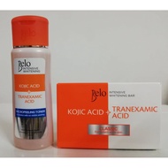 Philippine Product Belo Kojic Acid + Tranexamic Acid Soap 65 grams /  Toner 60 ml