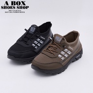 Check Shop * [AN916] (Men's Shoes 41-45) Latex Insole Thick-Soled 3.5cm Convenient Lace-Free Design 