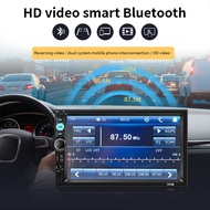 Touch Mp5 2 12V Auto Player Double Iso Input Bluetooth Stereo 7018B Sd Fm Din Usb Car 7018B Din Fm S