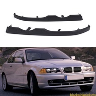 BLACK 51138208679 51138208680 Left Right Headlight Lower Molding Trim Front Bumper Filler Retainer f