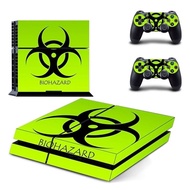 Biohazard GCTM0070 Skin Decal Sticker Cover for PS4 Playstation 4 Console amp 2 Controller Skins Gam