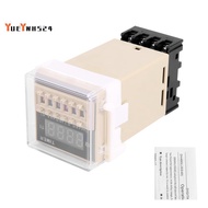 AC 220V 5A Programmable Double Delay Relay Device Tool DH48S-S