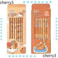 CHERRY 8Pcs Drawing Pencil, Capybara With Rubber Head HB Pencil, Durable Graffiti/Painting Smooth Wr