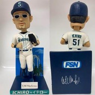 貳拾肆棒球-美國帶回珍藏品MLB美國大聯盟西雅圖水手鈴木一朗ICHIRO FSN球場配布公仔