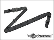 【Action!】售完）美國MAGPUL真品 - MS1 Padded Sling 肩墊型 雙點槍背帶（黑色）