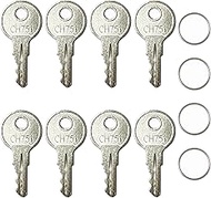 BTREEFLO 8PCS CH751 Key Universal CH751 Replacement Keys CH751 RV Key for RV Campers Compartments, T