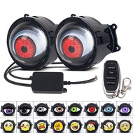 Cool ตกแต่งแบบไดนามิก LED ไฟหน้ารถ DEVIL Eye LED ไฟหน้ารถชุดดัดแปลง Eagle Eye Light อุปกรณ์เสริมรถยน