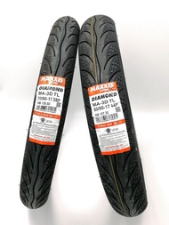 (100% ORIGINAL) MAXXIS DIAMOND MA-3D TUBELESS 70/90X17 38P &amp; 80/90X17 44P (TAHUN 2022) MAXXIS TAYAR  MAXXIS TYRE