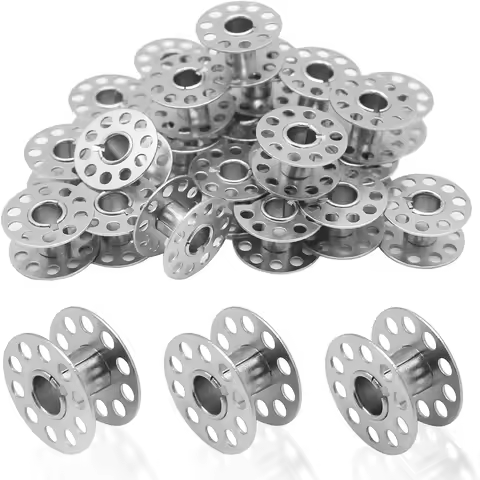 10-50 PCS Metal Sewing Machine Bobbins Spool Replacement Bobbins For Singer Brother Janome Craft Sew