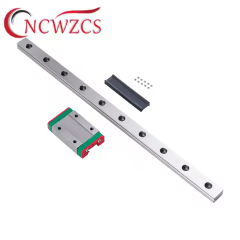 1Pc MGN12H MGN15H MGN9H Miniature Linear Guide Rail 150 200 250 300 400 500 600mm Linear Guide+1Pc M