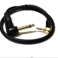 Mini stereo Jack cable L 3.5mm 70 cm - 5 meters to Akai L mono 6.5mm