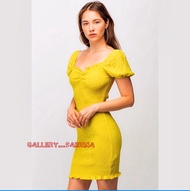 dress mini Sabrina smoke popy