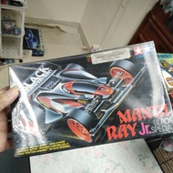 30年初版 日本製 TAMIYA MINI WD 1/32 MANTA RAY BLACK SPECIAL 魔鬼魚 四驅車