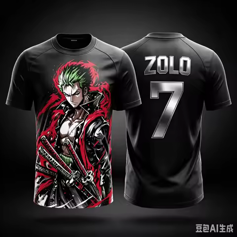 2026 New Rollonoa Solon Children's Adult Parent Child Clothing NO.7 Shirt Loose Large Casual Sports 
