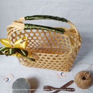 EXCLUSIVE (Ramadan Series) Large Snack Bag 28cm x 12cm Ribbon | Hampers Bags | Parcel BAG | Woven ba