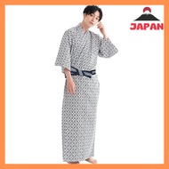 Kyoetsu Men's Yukata Inn Set - 3-Piece (Yukata, Cord, and Danzebanchi)