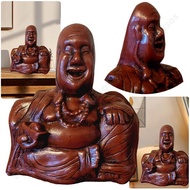 Resin Buddha Ornament Middle Finger Laughing Buddha Statue Smiling Buddha Statue