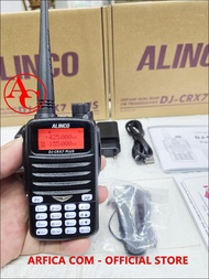 TERLARIS HT ALINCO DJ-CRX7 PLUS DUALBAND - HT ALINCO DJ CRX 7 VHF / UHF ORIGINAL PLUS HT ALINCO DJ C