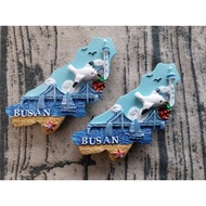 Tourist Souvenirs Around The World Three-Dimensional Fridge Magnet Korea BUSAN Guangan Bridge