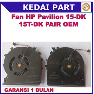 Fan HP Pavilion 15-DK 15-DK0042NR 15-DK0046NR 15-DK0055WM PAIR OEM