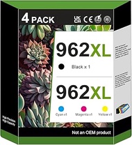 GoToners 962XL Ink Cartridges for HP Printers Replacement for HP 962XL Ink Cartridge Combo Pack HP96