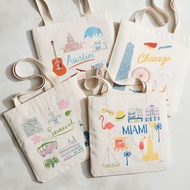 Customized Tote Bag Souvenirs Giveaway Personalized Canvas/Katsa Bag