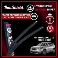 RunShield For BMW X1 iX1 U11 (2022-2026) Hydrophobic Coating Silicone Wiper Blade Car Windshield Wip