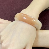 天然無優化焦糖色佘太翠手鐲58圈口