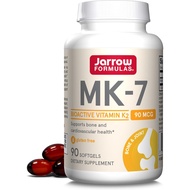 Jarrow Formulas MK-7 90 mcg - Bioactive Form of Vitamin K2 - 90 Servings (Softgels) - For Bone & Car