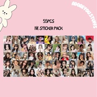 (55pcs) IVE STICKER KPOP FREEBIES STICKER/ DECO STICKER KPOP IVE WONYOUNG JIWON/ REI/ LEESEO/ GAEUL/